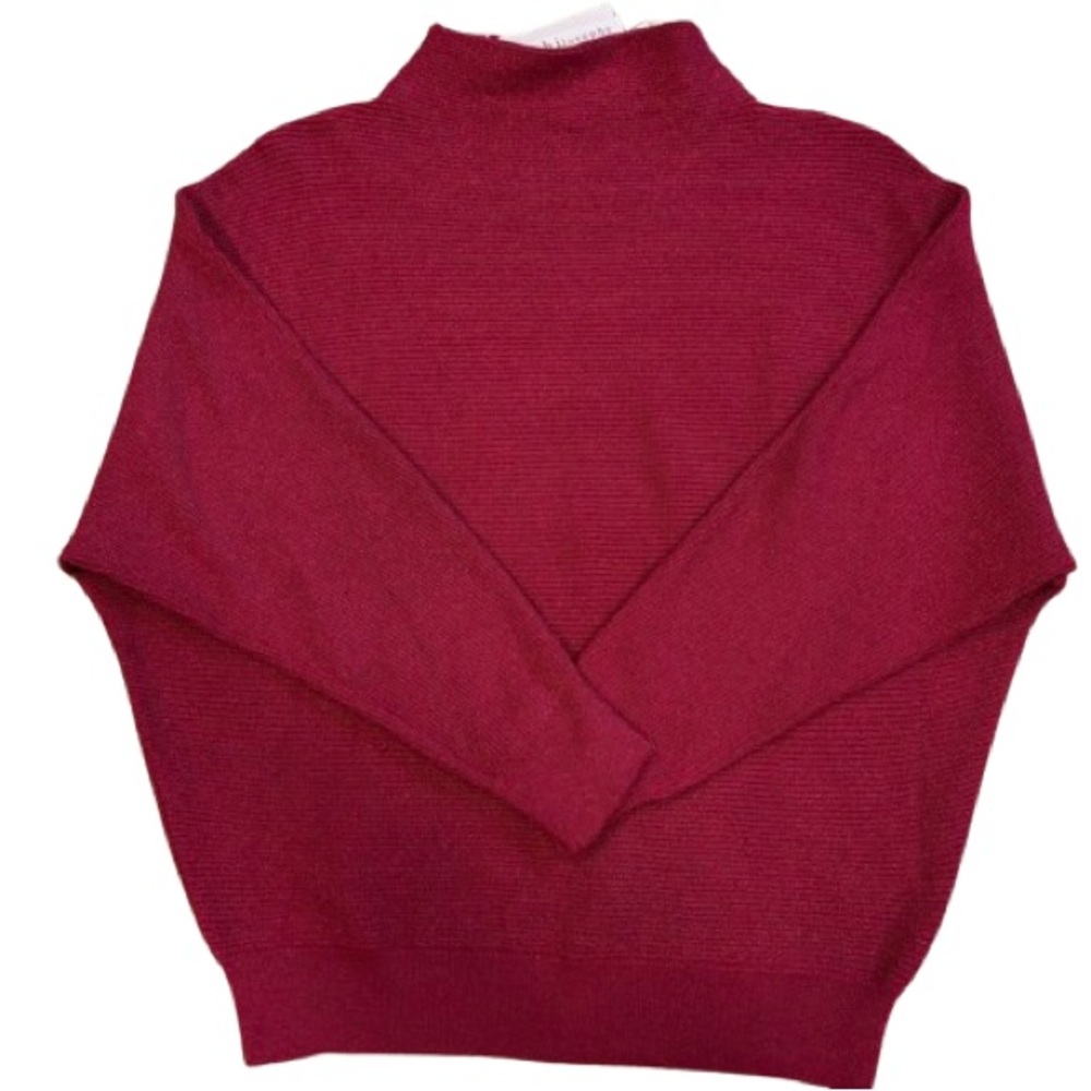Philosophy Woman Sparkly Scarlet Red Metallic Lurex Sweater NWT Size 0X